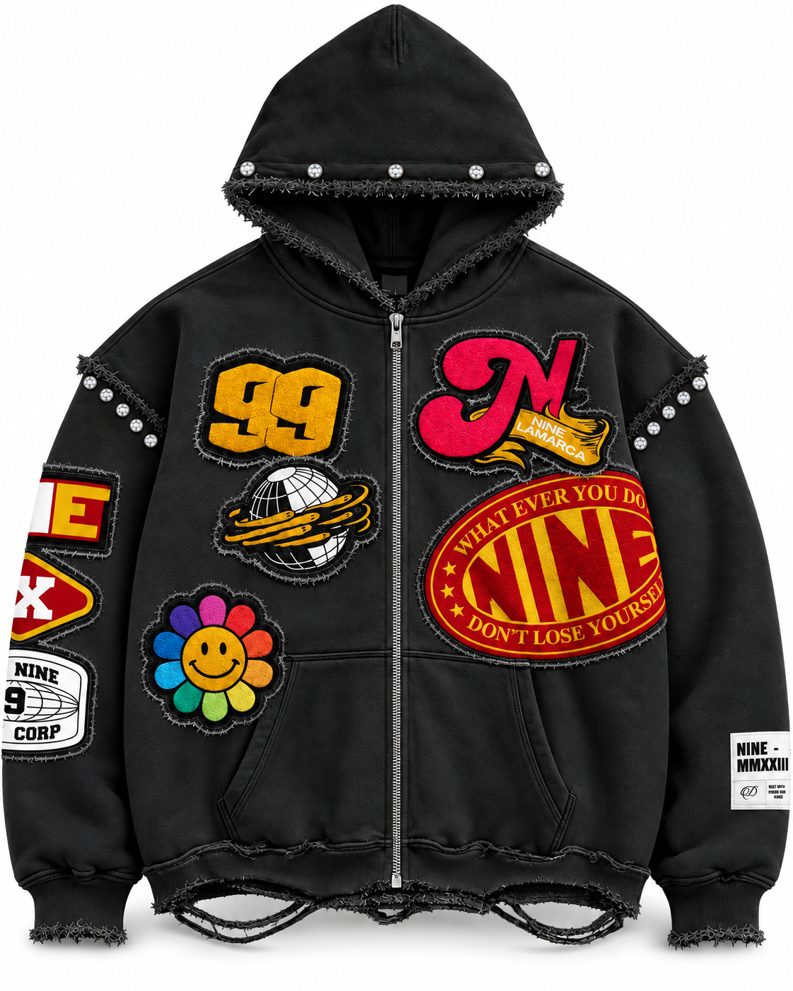 Black Exclusive Zip Up – Nine Lamarca