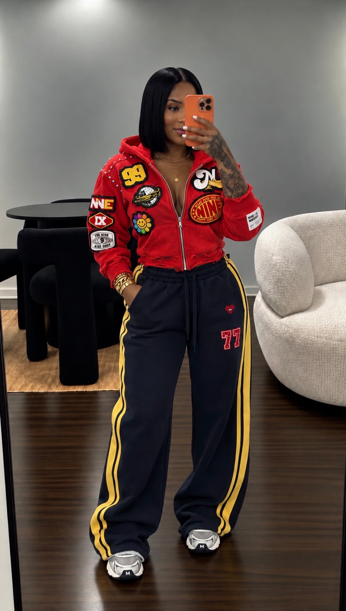 Red Exclusive Zip Up