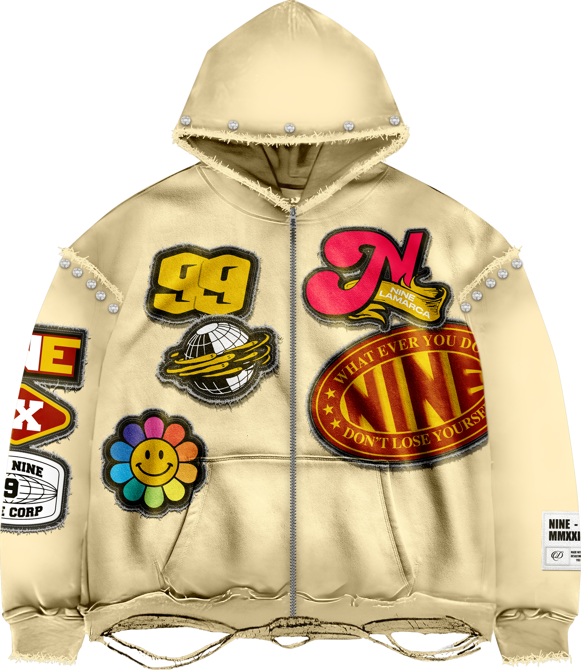 Creme Exclusive Zip Up – Nine Lamarca Creme Exclusive Zip Up – Nine Lamarca