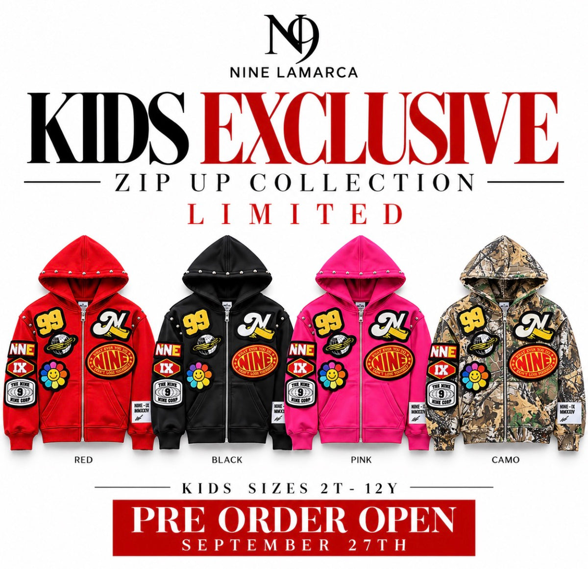KIDS EXCLUSIVE ZIP UP