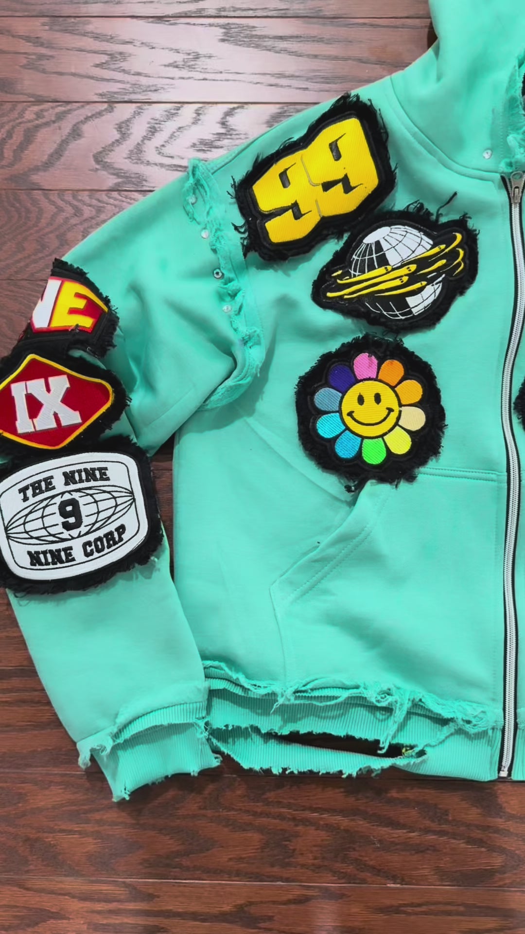 Teal Exclusive Zip Up – Nine Lamarca